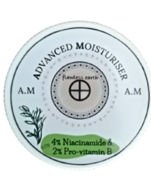 A.M moisturiser with 4% niacinamide and vitamin B5 for stronger skin barrier