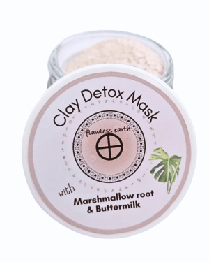 Powder clay detox mask for weekly purification, refines and smooths skin texture South Africa