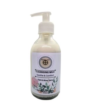 Flawless Earth Cleansing milk with oat & aloe vera to soothe and comfort
