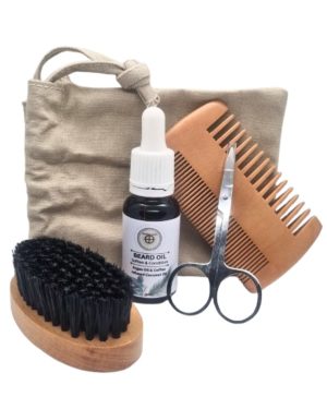 Flawless Earth Travel beard groomng kit