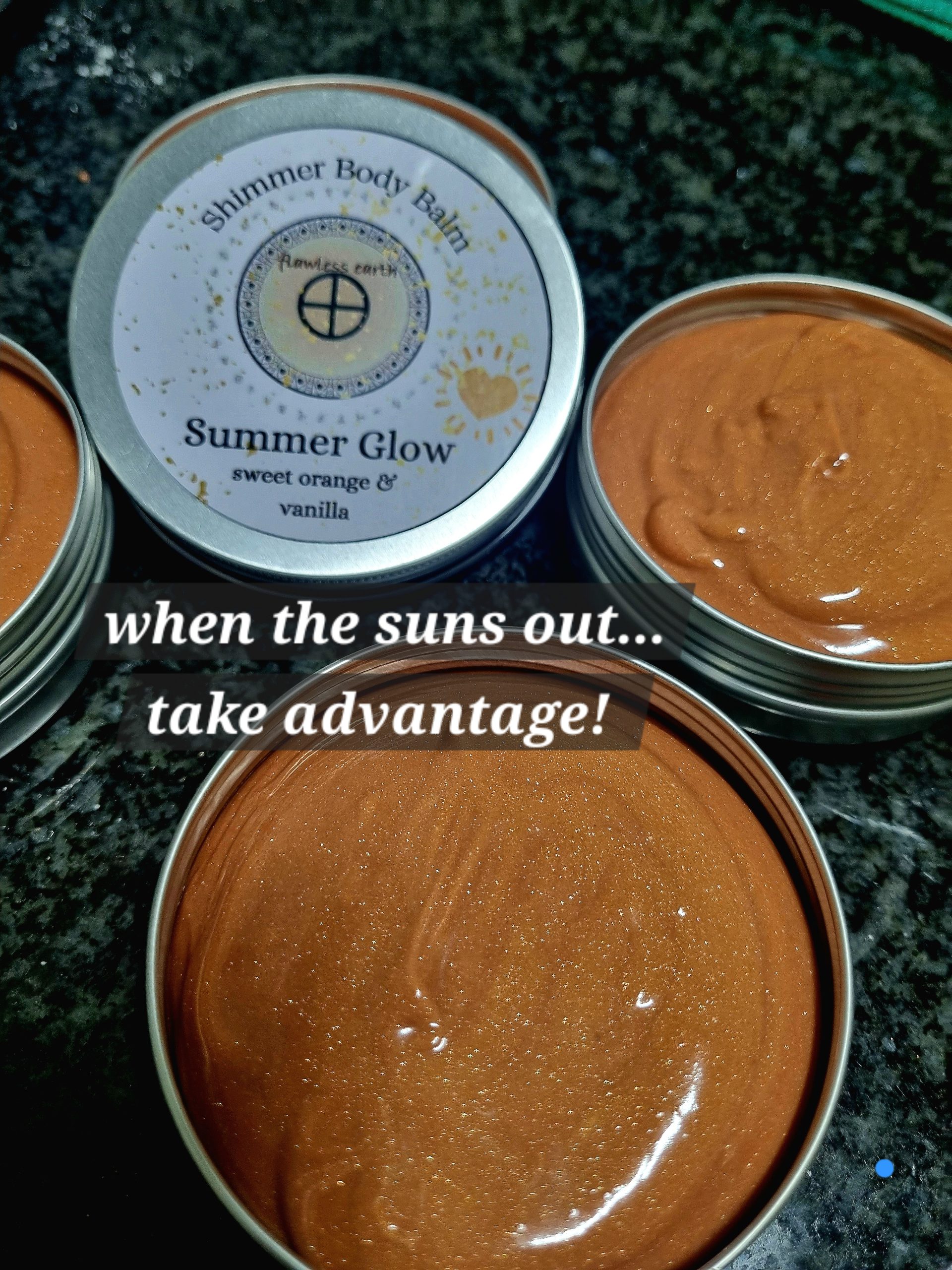 Shimmer body balm - summer glow - Image 2